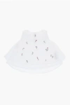 Il Gufo Cotton Blouse With Floral Embroidery