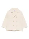 Il Gufo Cotton Cardigan In Neutrals