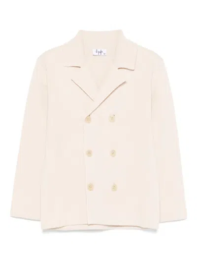 Il Gufo Kids' Cotton Cardigan In Neutrals