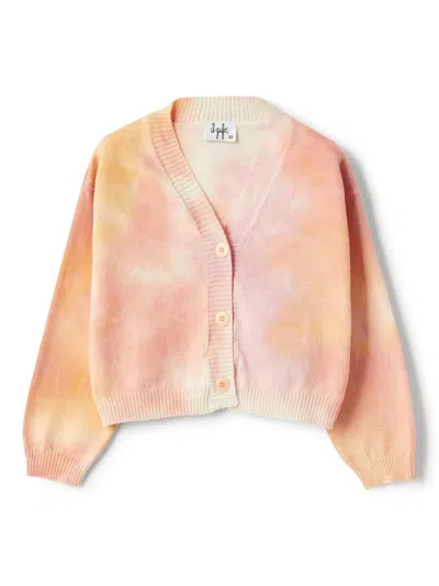 Il Gufo Kids' Cotton Cardigan In Pink