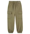 Il Gufo Cotton Cargo Sweatpants In Green