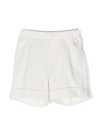 Il Gufo Babies' Cotton Casual Shorts In White