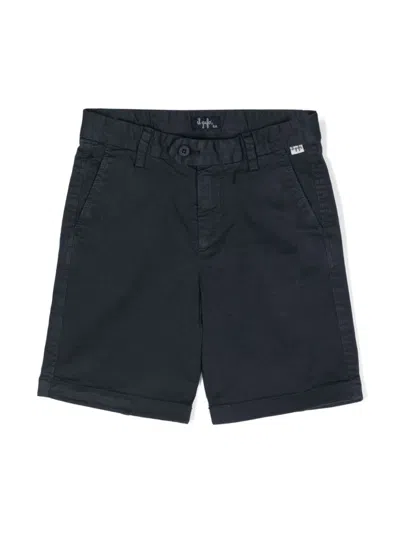 Il Gufo Kids' Cotton Bermuda Shorts In Blue