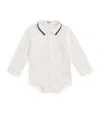 Il Gufo Cotton Collared Bodysuit (3-18 Months) In Multi