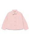 Il Gufo Denim Jacket In Pink