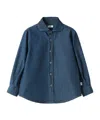 Il Gufo Cotton Denim Shirt In Multi