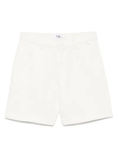 Il Gufo Kids' Cotton Denim Shorts In White