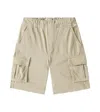 Il Gufo Twill Cargo Shorts In Light Beige