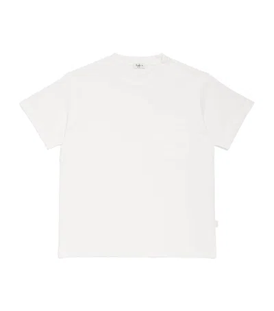 Il Gufo Kids' Cotton Pocket-detail T-shirt In White