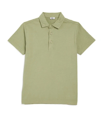 Il Gufo Kids' Cotton Polo Shirt (3-12 Years) In Green