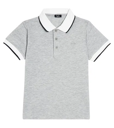 Il Gufo Kids' Cotton Polo Shirt In Grey