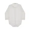 Il Gufo Cotton Shirt Bodysuit Kids In White