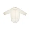 Il Gufo Cotton Shirt Bodysuit Kids In White