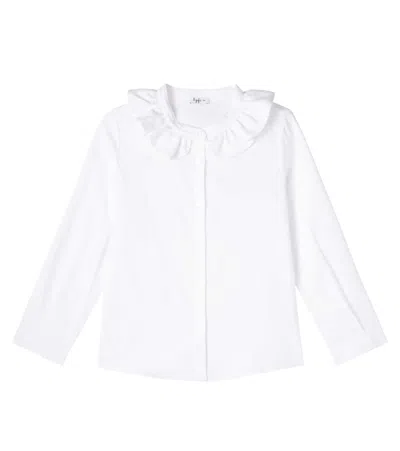 Il Gufo Kids' Cotton Shirt In White