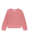 Il Gufo Cotton Sweater In Pink