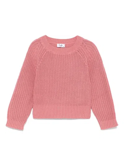 Il Gufo Kids' Cotton Sweater In Pink