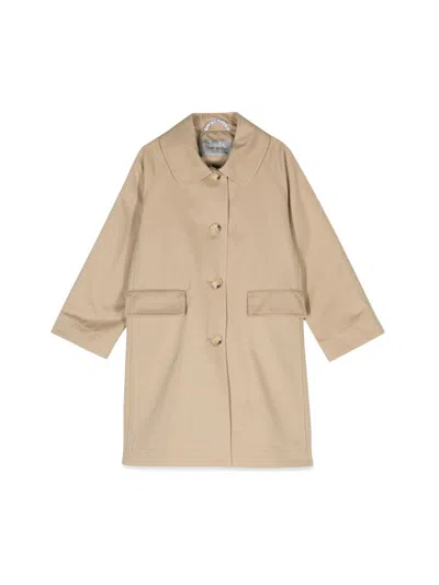 Il Gufo Cotton Trench Coat In Beige