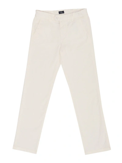 Il Gufo Kids' Cotton Trousers In White