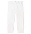 Il Gufo Cotton Wide-leg Pants In White