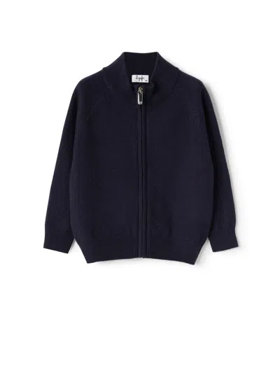 Il Gufo Cozy Knit Sweater In Blue