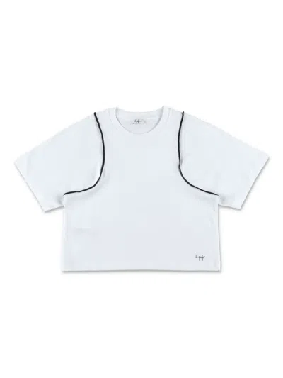 Il Gufo Babies' Crew-neck T-shirt In 白色