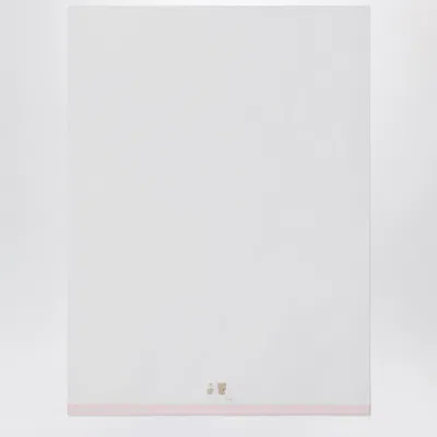 Il Gufo Crib Set With Sheet And Pillowcase White/pink