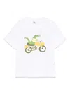 Il Gufo Crocodile-print T-shirt In White