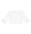 Il Gufo Cardigan Aus Baumwolle In White