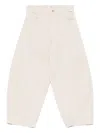 Il Gufo Curved-pocket Trousers In Neutral