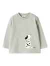 Il Gufo Dalmatian Graphic Top In Gray