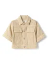 Il Gufo Denim Jacket In Neutrals