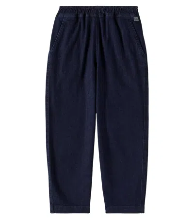 Il Gufo Kids' Denim Pants In Blue