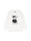 Il Gufo Dog Crewneck Sweatshirt In White