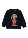Il Gufo Dog Shirt In Blue