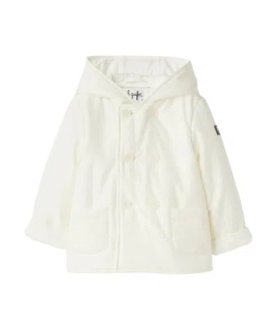 Il Gufo Double-breasted Padded Jacket In White