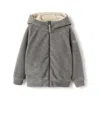 Il Gufo Fleece-lining Jacket In Multicolour