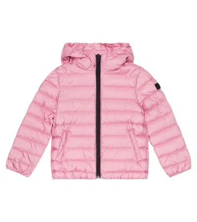 Il Gufo Kids' Down Jacket In Rose