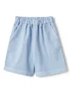 Il Gufo Drawstring-fastening Shorts In Blue