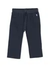 Il Gufo Drawstring-fastening Trousers In Blue