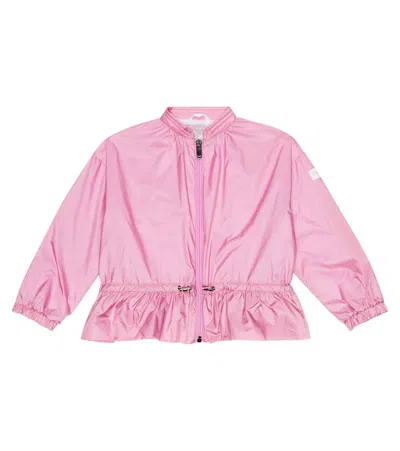 Il Gufo Kids' Drawstring Jacket In Rose