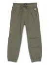 Il Gufo Drawstring-waist Cotton Trousers In Green
