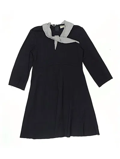 Pre-owned Il Gufo Kids' Dress In Black