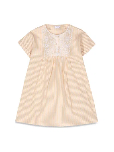 Il Gufo Dress M/short Turmeric In Neutral
