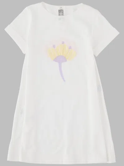 Il Gufo Dress M/short In White