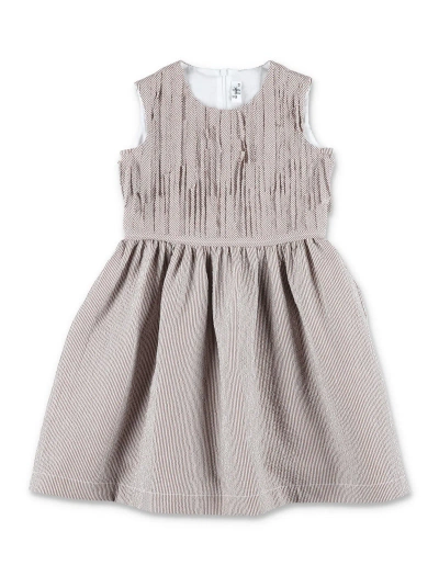 Il Gufo Kids' Dress Righe In Stripes