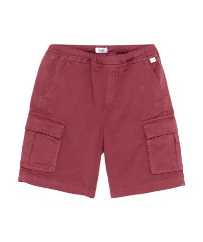 Il Gufo Elastic Waist Shorts In Red