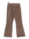 Il Gufo Elasticated Corduroy Trousers In Brown