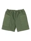 Il Gufo Elasticated Waist Cargo Shorts In Green