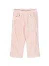 Il Gufo Elasticated-waist Corduroy Trousers In Pink