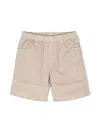 Il Gufo Elasticated-waist Cotton Shorts In 中性色